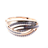 Кольцо золото 585, общий вес - 3.95 г, чистый вес - 3.34 г