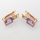 Серьга золото 585, общий вес - 1.69 г, чистый вес - 1.358 г