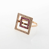 Кольцо золото 585, общий вес - 3.63 г, чистый вес - 3.07 г