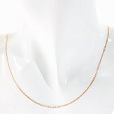 Цепь золото 585, общий вес - 1.64 г, чистый вес - 1.64 г, 45 см