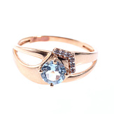 Кольцо золото 585, общий вес - 1.87 г, чистый вес - 1.673 г