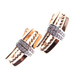 Серьга золото 585, общий вес - 1.99 г, чистый вес - 1.85 г