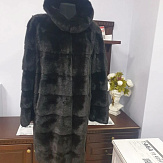 Меховое полупальто, норка, размер 46