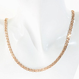 Цепь золото 585, общий вес - 17.53 г, чистый вес - 17.53 г, 53 см